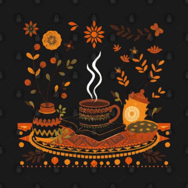 Retro Coffee Reading Time books by SR8891