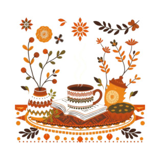 Retro Coffee Reading Time books T-Shirt