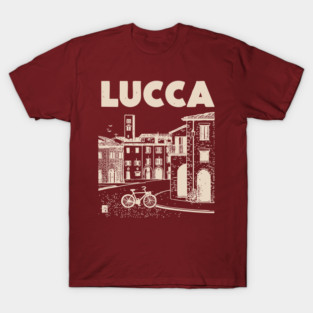Lucca Italy - Vintage Graphic Travel Poster T-Shirt