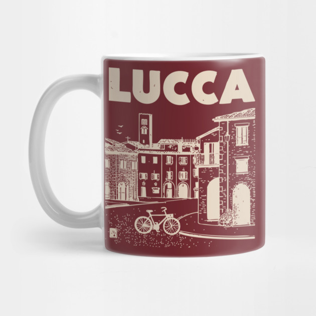 Lucca Italy - Vintage Graphic Travel Poster by TuncGK