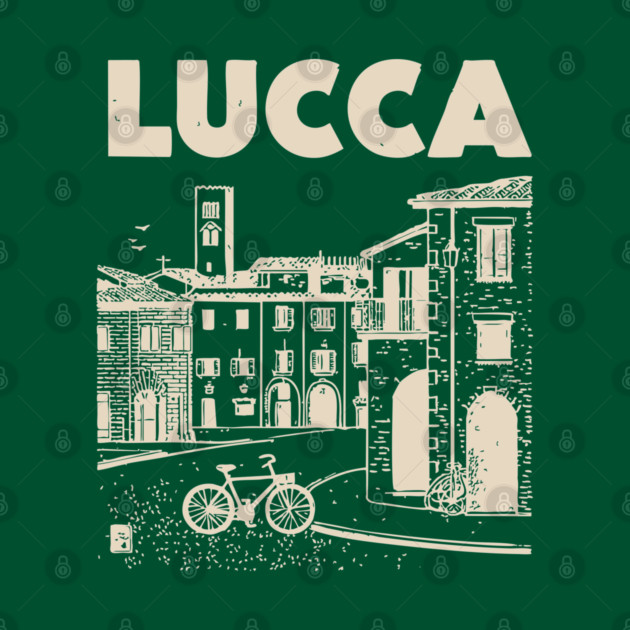 Lucca Italy - Vintage Graphic Travel Poster by TuncGK
