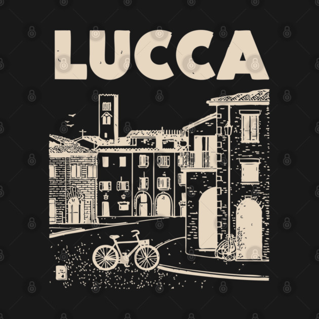 Lucca Italy - Vintage Graphic Travel Poster by TuncGK