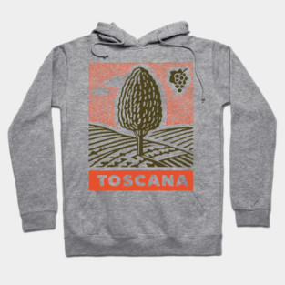 Tuscany Italy Vintage Travel Design Hoodie
