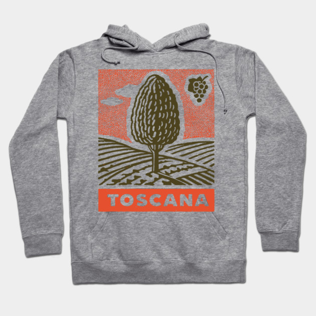 Tuscany Italy Vintage Travel Design Hoodie by TuncGK