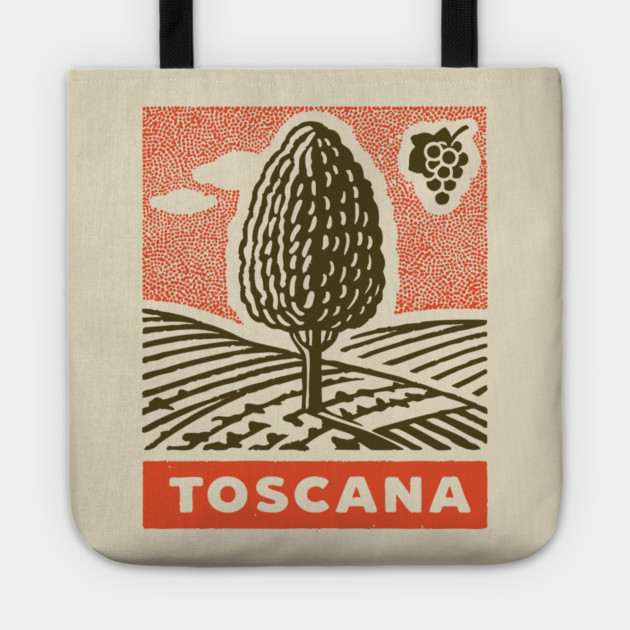 Tuscany Italy Vintage Travel Design Tote by TuncGK