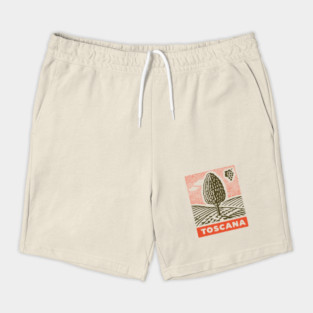 Tuscany Italy Vintage Travel Design Shorts