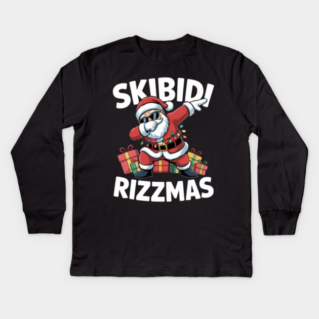 christmas-humor Kids Long Sleeve T-Shirt by Creatifly Graphic Tees