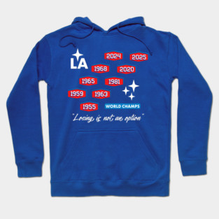 Dodgers Championships Nine Time World Champs Hoodie
