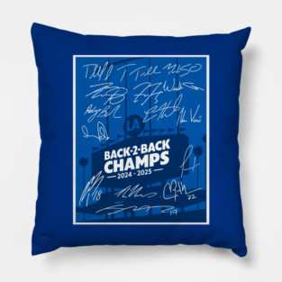 Dodgers Back To Back Champions 2024 2025 Pillow