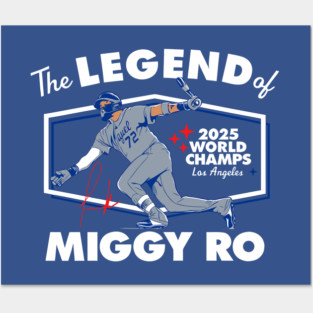 Dodgers Miguel Rojas World Series 2025 Posters and Art
