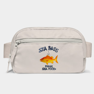 Sea Bass Fresh Seafood Watercolor Style Funny Bag