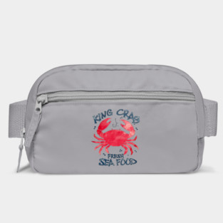 King Crab Fresh Seafood Watercolor Ocean Lover Bag