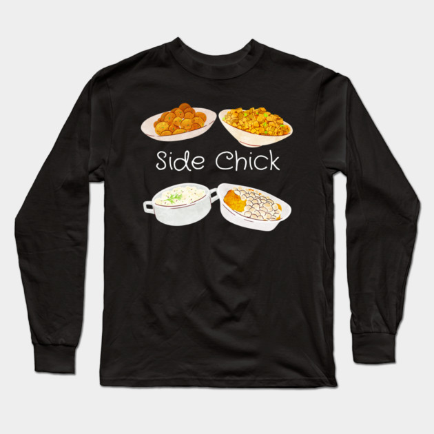 Side Chick Long Sleeve T-Shirt by Low Life Shirts