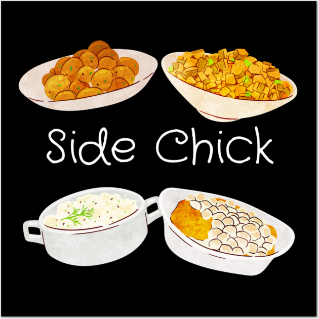 Side Chick Wall Art by Low Life Shirts