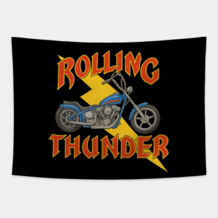 ROLLING THUNDER MOTORCYCLE Tapestry