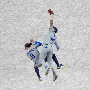 Andy Pages Catch - Dodgers World Series - Game 7 Saving The Catch Baseball T-Shirt