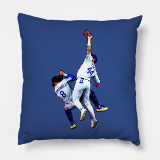 Andy Pages Catch - Dodgers World Series - Game 7 Saving The Catch Pillow