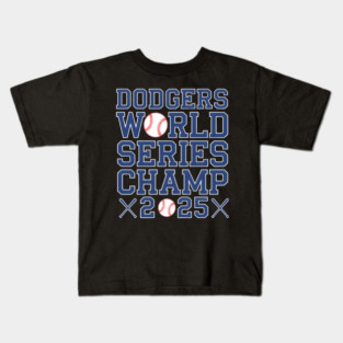 dodgers-world-series Kids T-Shirt
