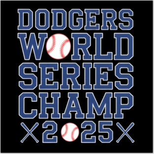 dodgers-world-series Posters and Art