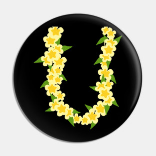 Hawaiian Flower Chain Tropical Summer Vacation Pin