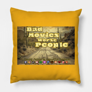 Sepia Postcard Pillow