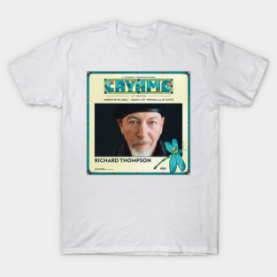 Richard Thompson Cayamo Art Deco Folk Rock Poster T-Shirt