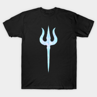Holographic Shiv Trident | Ethereal Dreamcore Divine Symbol T-Shirt