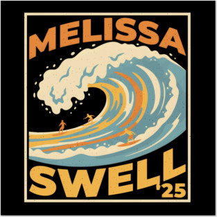 NOV-26 Melissa Swell East Coast Surfing - I Survived Hurricane Melissa 2025 Tropical Storm Posters and Art