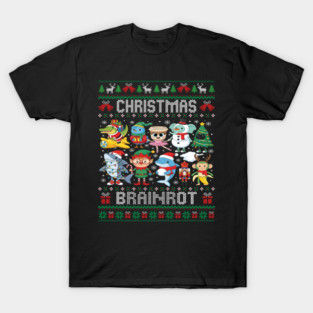 Christmas Italian Brain Rot Italian Brainrot Boy Kids T-Shirt