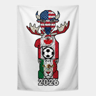 World Soccer Team - North America Cup 2026 Tapestry