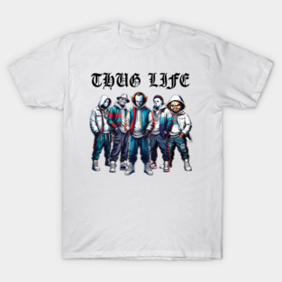 Thug Life Horror Movie, Friends Horror Characters, Spooky Season, Horror Movie, Tumbler Scary T-Shirt