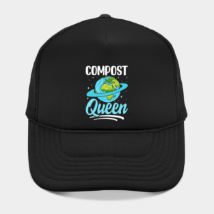 Compost Queen Planet Nature Enthusiast Hat