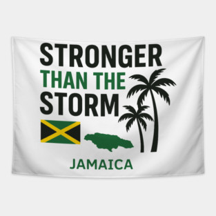 Stronger Than the Storm Jamaica Tapestry