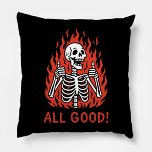 It's All Good Burnout Bad Day Mood Pillow
