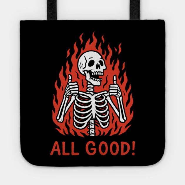 It's All Good Burnout Bad Day Mood Tote by Anticorporati