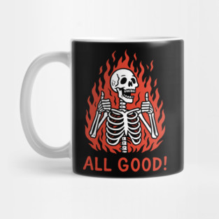 It's All Good Burnout Bad Day Mood Mug