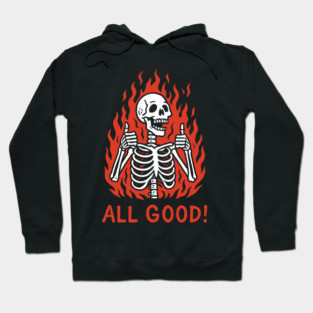 It's All Good Burnout Bad Day Mood Hoodie