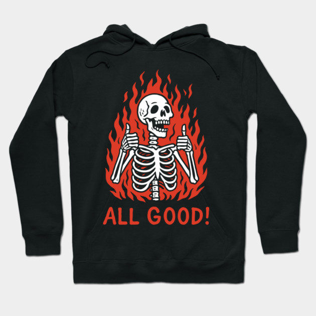 It's All Good Burnout Bad Day Mood Hoodie by Anticorporati