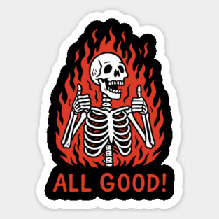 It's All Good Burnout Bad Day Mood Magnet