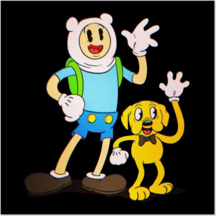 Adventure Time Christmas with Finn and Jake Posters and Art