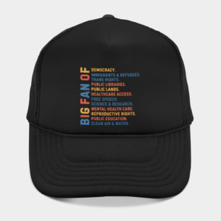 Big Fan Democracy, Equality & Justice Hat