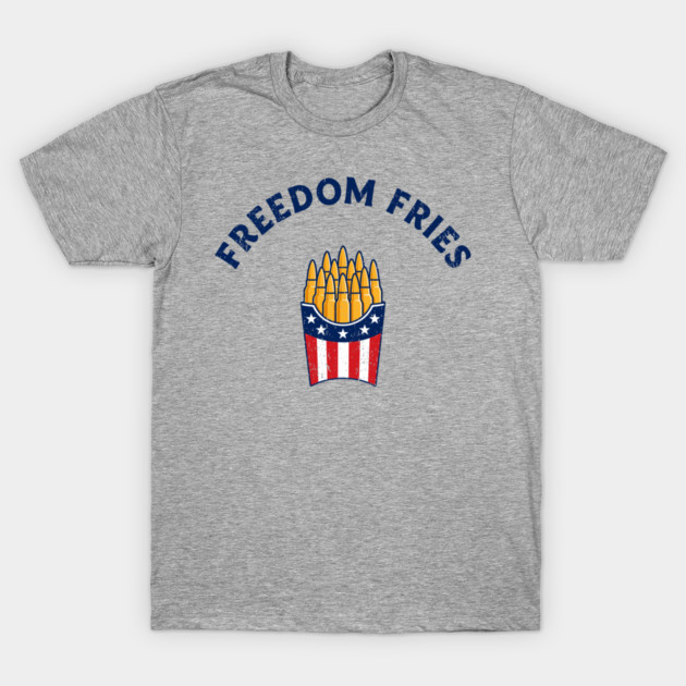 Freedom Fries Political Satire T-Shirt by Anticorporati