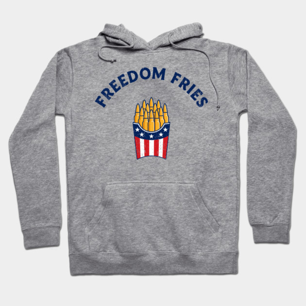 Freedom Fries Political Satire Hoodie by Anticorporati