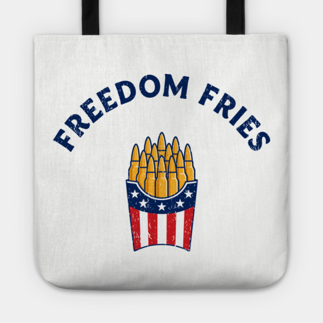 Freedom Fries Political Satire Tote by Anticorporati