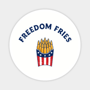 Freedom Fries Political Satire Magnet