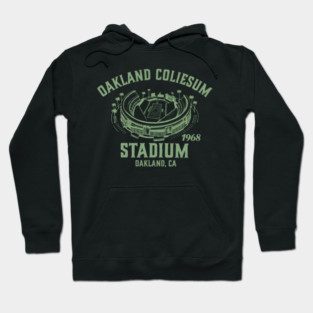 Vintage Stadium Oakland Athletics Baseball – Oakland Coliseum Hoodie