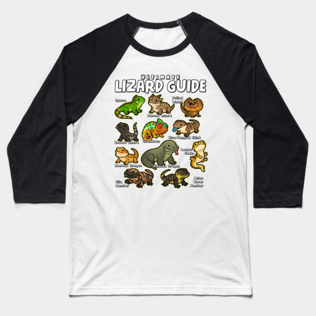 Ultimate Lizard Guide Baseball T-Shirt by GoshWow®