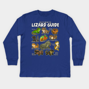 Ultimate Lizard Guide Kids Long Sleeve T-Shirt