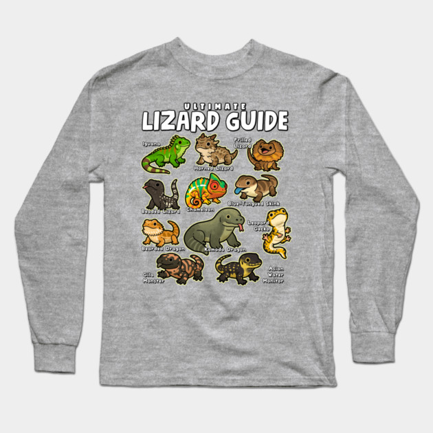Ultimate Lizard Guide Long Sleeve T-Shirt by GoshWow®