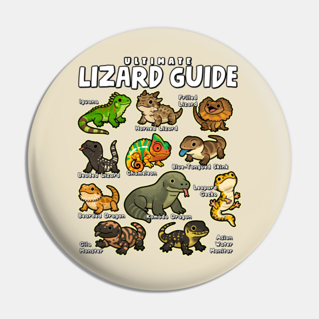 Ultimate Lizard Guide Pin by GoshWow®